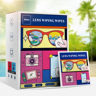 Glasses Wipes Lens Wipes Disposable Cotton Mobile Phone Screen Disinfection Bacteria 100 Cleaning Wipes