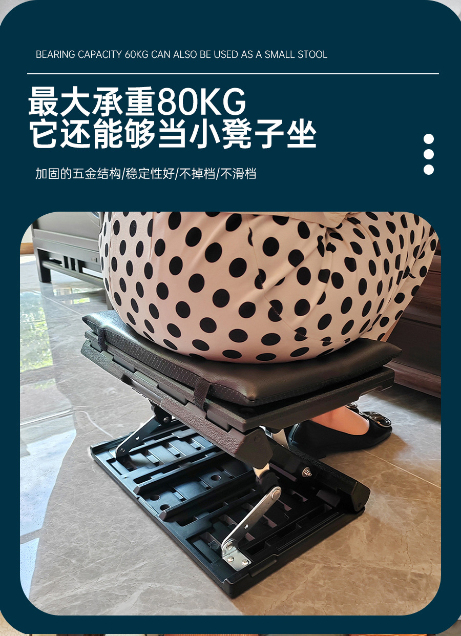 Car Leg Rest Footrest Passenger Leg Support Pad Rest Foot Pedal Car Leg Rest Footrest Footrest Footstool
