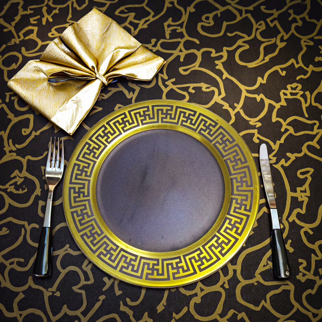 Fábrica directa de platos de carga de frutas platos de decoración restaurante europeo fiesta de boda lujo retro ligero