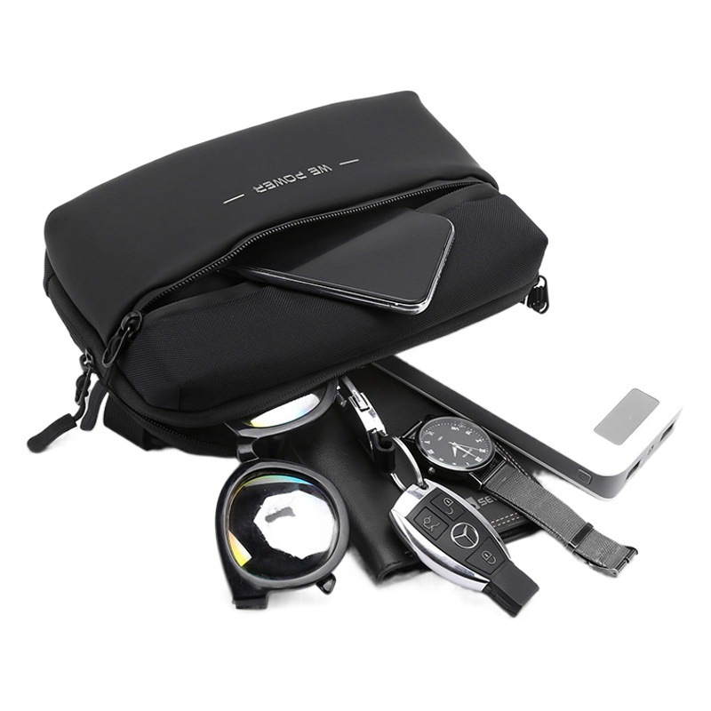 Los nuevos hombres de moda bolsa de pecho bolsa de mensajero bolsa de cintura de viaje al aire libre de moda simple bolsa de hombro pequeña transfronteriza especial