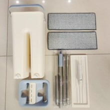 特卖平板拖把家用拖布桶干湿分离拖把桶懒人一拖净免手洗平板拖把