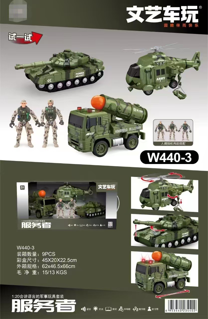 Linda historia contando la inercia del coche de juguete de los niños ingeniería de la música coche de bomberos policía coche mezclador camión vehículo todoterreno al por mayor