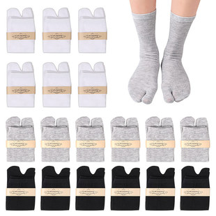 Supply Japanese men's and women's split toe socks clogs socks hallux valgus orthopedic split toe separation