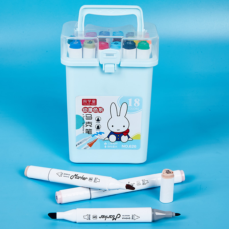 Doble cabeza triángulo alcohólico marcador pop cartel pluma pintura diseño graffiti arte estudiante rotulador