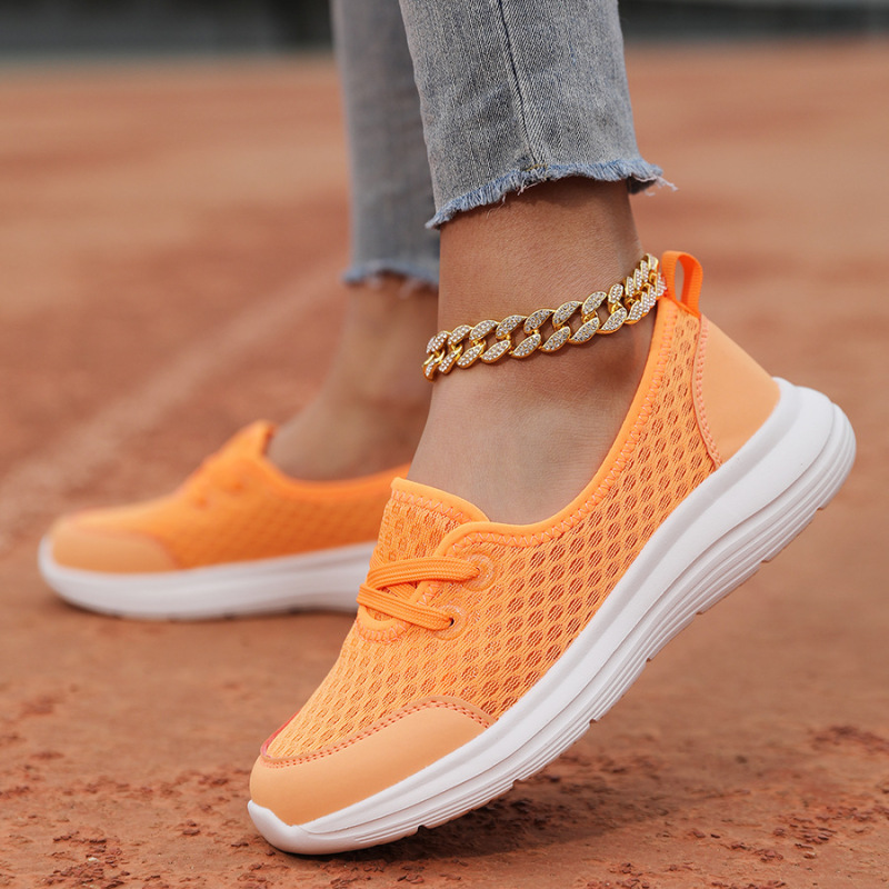 2024 Spring Cross-Border Large Size Slip-On Slip-On Casual Women's Shoes Mom's Shoes Low-Top Flat-Soled Walking Shoes