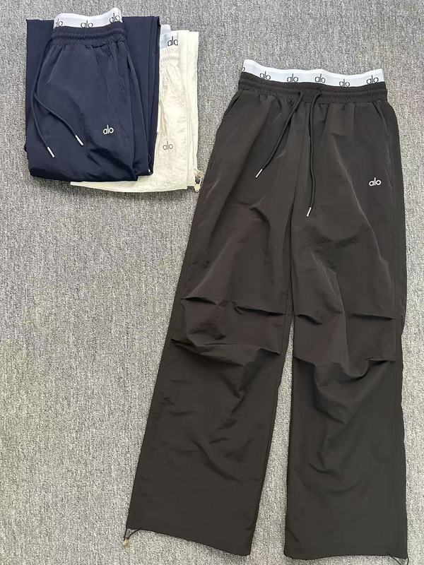 （源头工厂现货）ALO双腰头休闲慵懒宽松显瘦抽绳百搭运动裤长裤|undefined