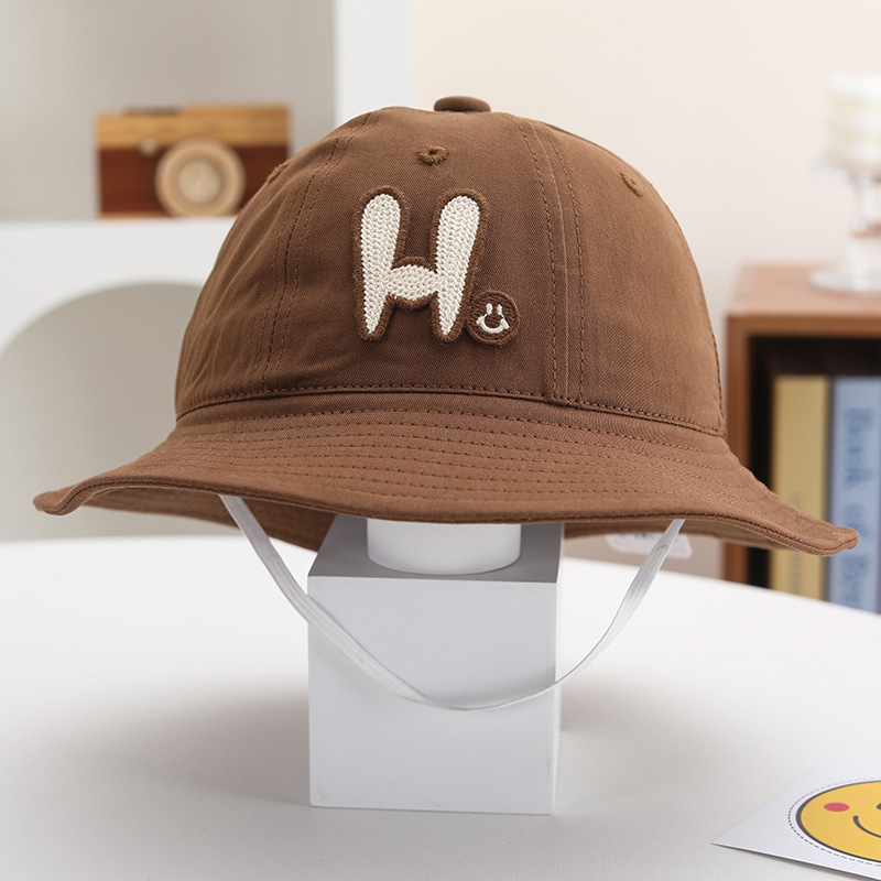 Sombreros para niños coreanos primavera y otoño lindos sombreros de pescadores de bebés variados para niños niñas sombreros de bañera al aire libre