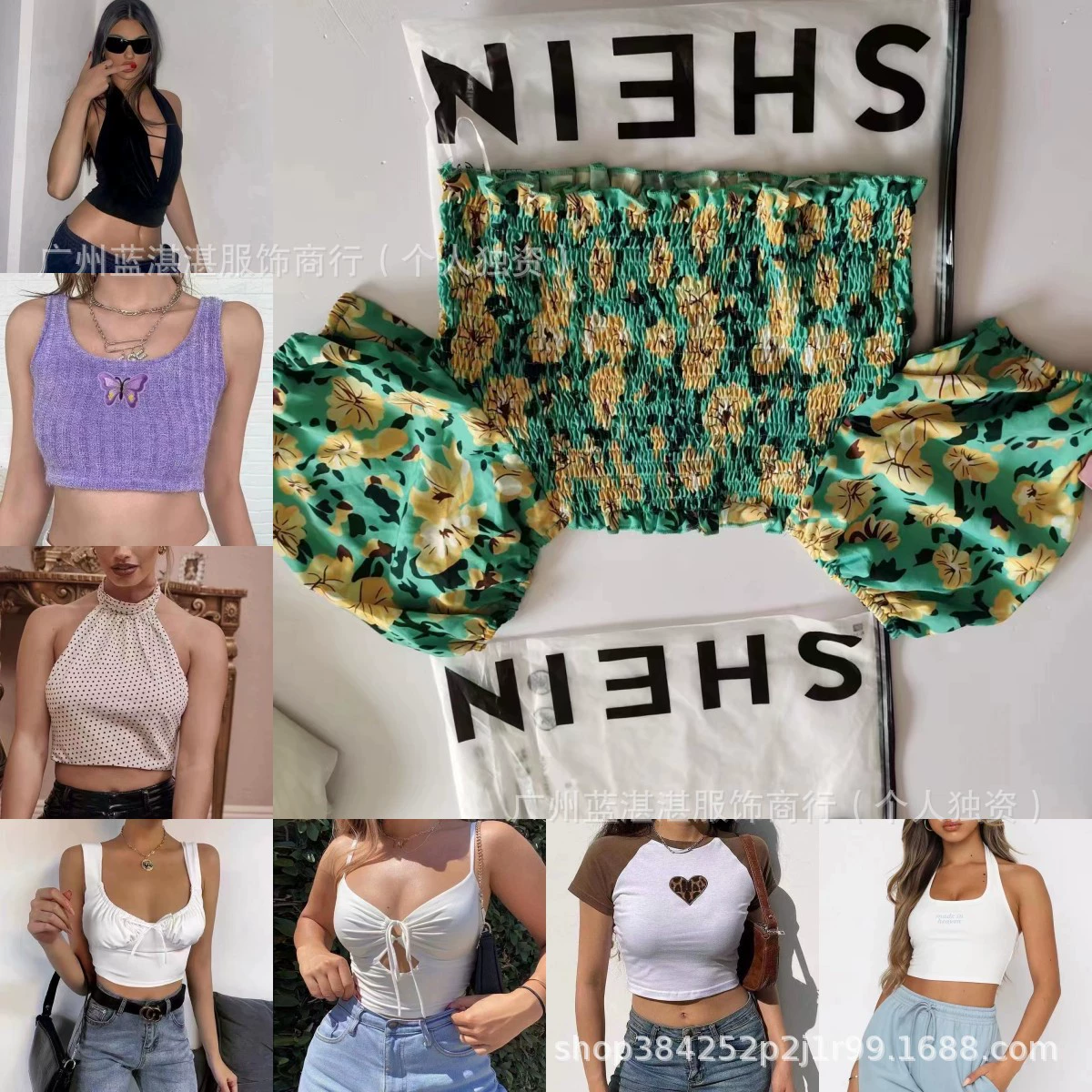 SHEIN Внешняя торговля Разные Экспорт Горячие девушки Жилеты Топ Женская Шеин Трансграничная Фабрика Низкая Цена Оптовая