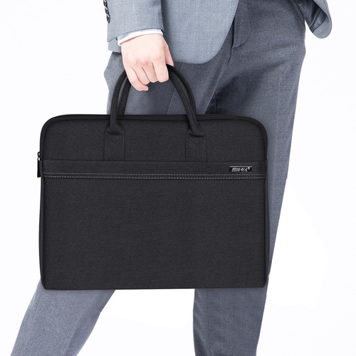 Wholesale Briefcase Office Documents Bag Meeting Computer Official Bag Oxford Cloth Document Bag Printing