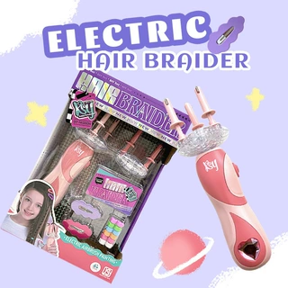 儿童自动编发神器diy玩具女孩创意三股麻花辫子扎头发过家家饰品