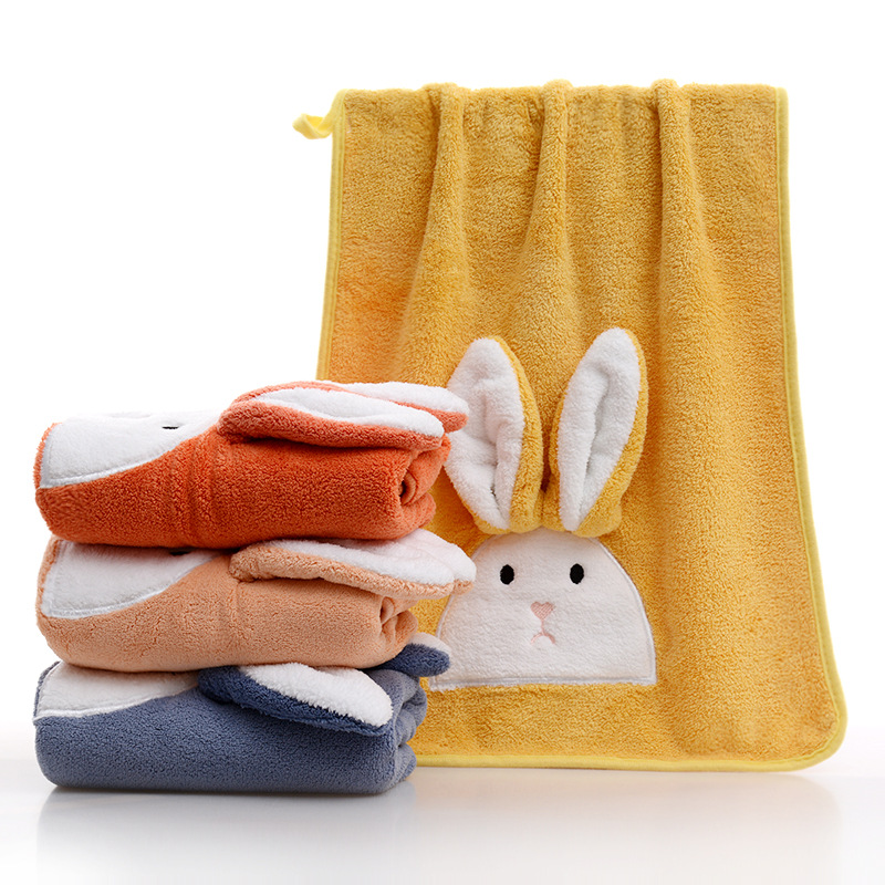soft quick dry coral cute bath towel for home use