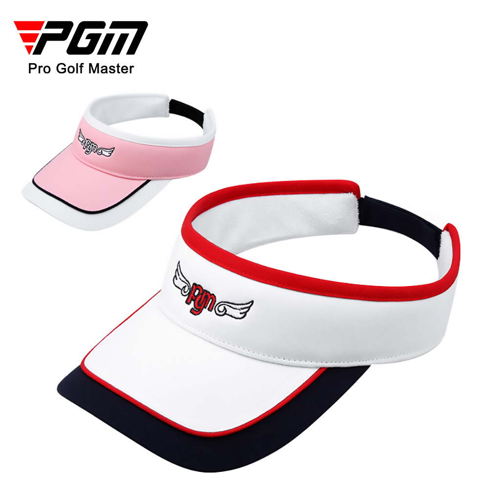 Mũ golf nữ không vành thoáng khí chống nắng mùa hè — MZ019PGM mũ không đỉnh Trắng Đỏ Xanh Navy, MZ019PGM không mũ trắng Bột