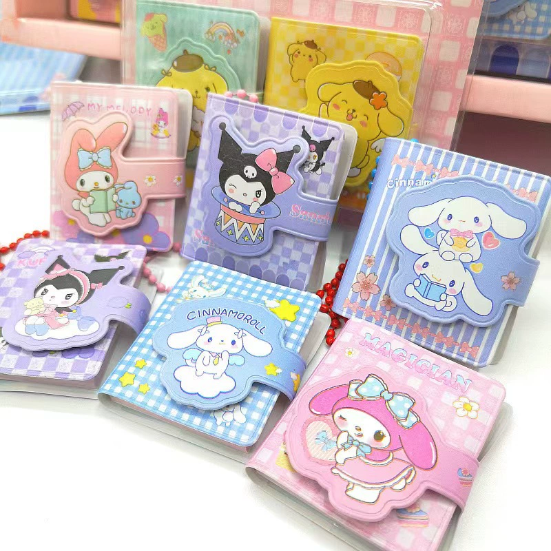 Mini sharing pocket notebook (Sanolou) — portable cartoon covers, assorted themed designs