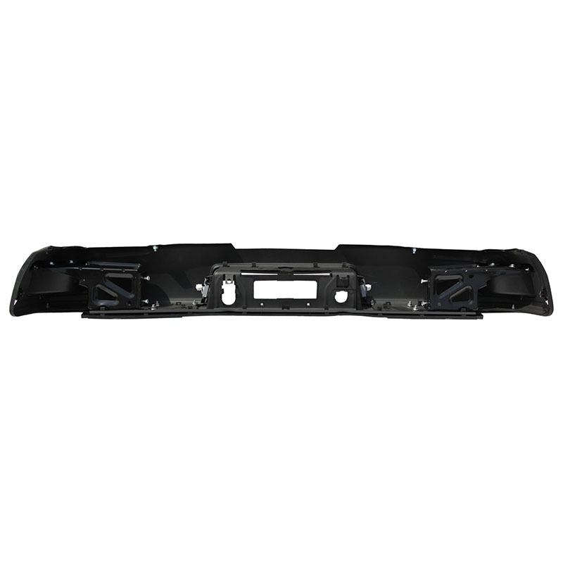 Aplicable a Chevrolet 14 - 18 Silverado parachoques traseros Solode original negro con agujeros de radar