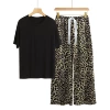 Black+yellow leopard print