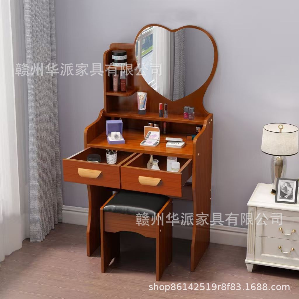 60CM 더블 드로우 과일 나무 컬러 러브 미러