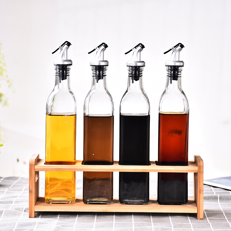 Fabricante de suministro directo de red de cocina bambú y madera rack de condimento combinación conjunto de condimentos de bambú y madera rack de madera