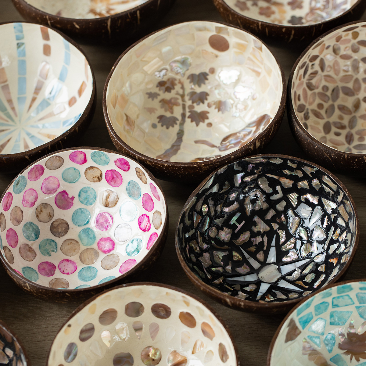 Fábrica directa de bambú tejido de caña artesanía vietnamita pura mano de bambú Fan caligrafía