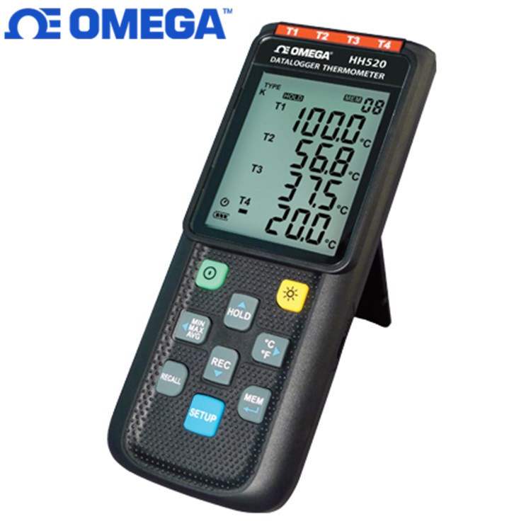 美国奥米佳HH520四通道手持式温度计数据记录仪HH520