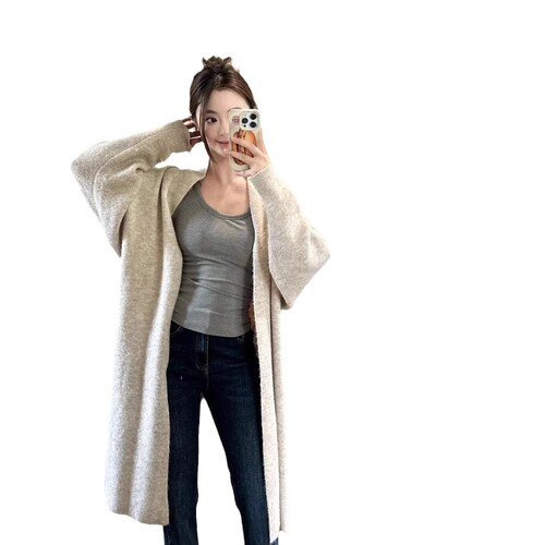 8790#Early Autumn New Knitted Warm Strapless Camisole for Layering and Wearing Alone Sleeveless Braiding Covering Nipple with Breast Pad Base Layer Top