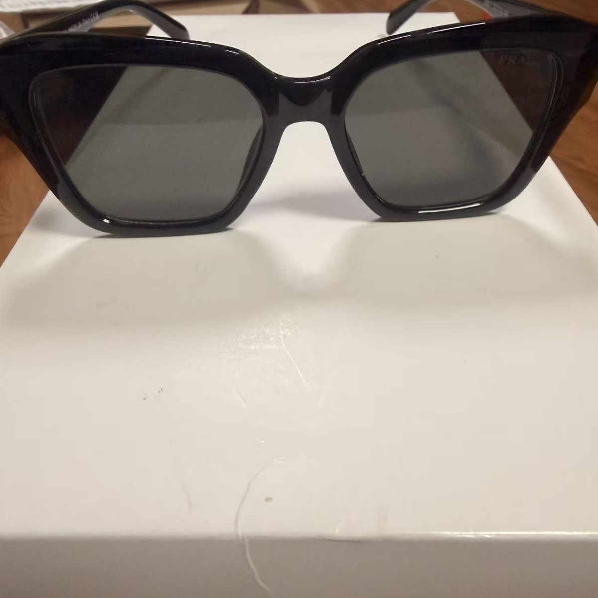 p家墨镜三角logo大框板材开车太阳眼镜男SPR10Z防紫外线