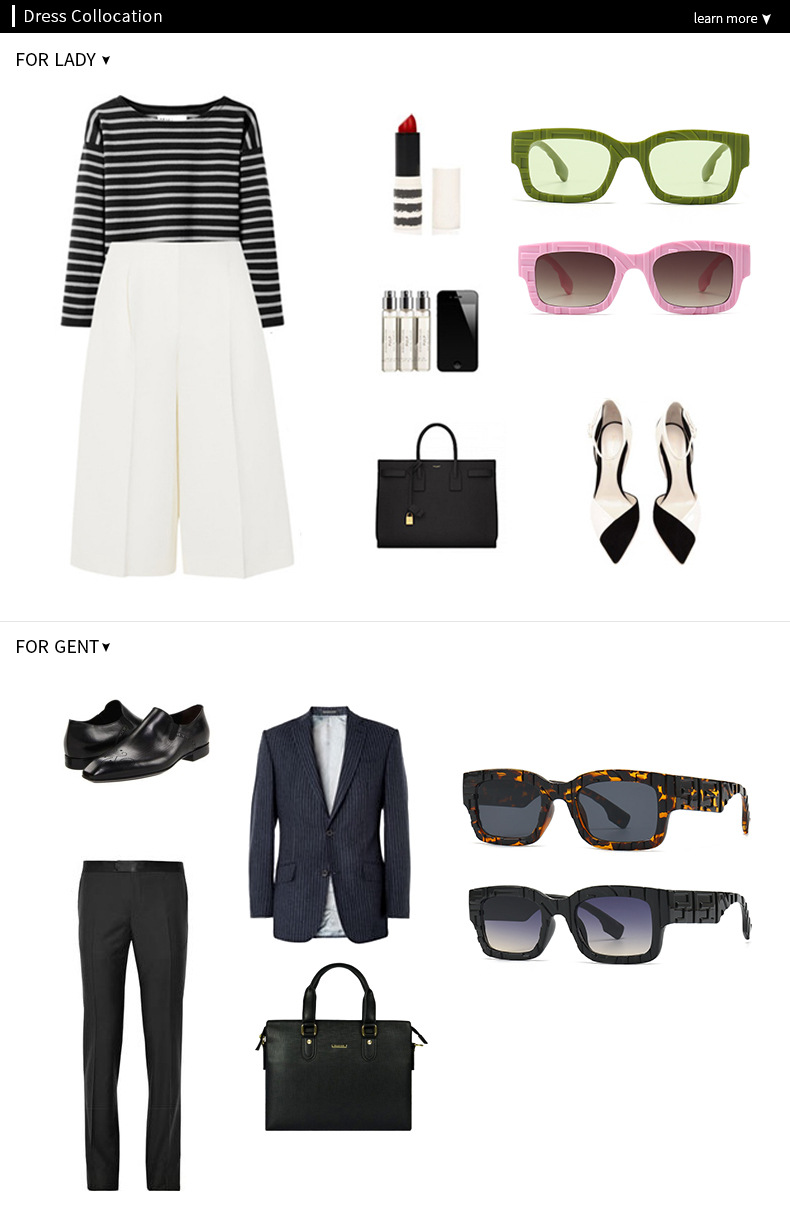 European and American sunglasses ins fashion square sunglasses men's large frame sunglasses women's sunglasses 103_voghion.com