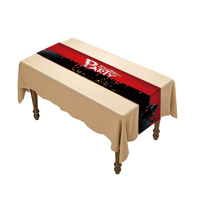 2021 nuevas decoraciones de Halloween camino de mesa mantel Decoración de mesa escena atmósfera diseño personalización