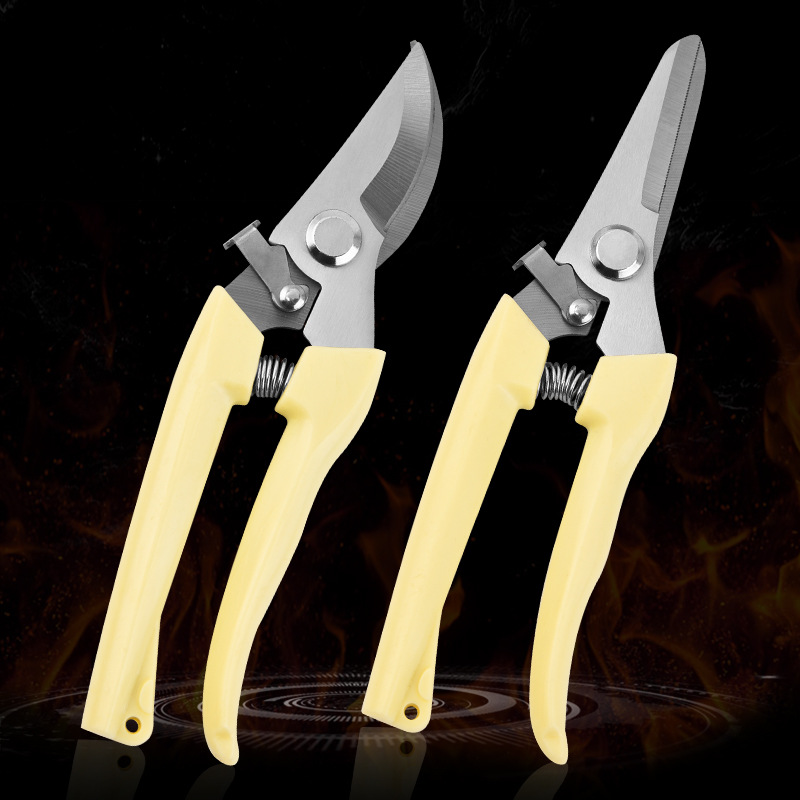 厂家批发不锈钢修枝剪刀果树剪刀花艺剪刀树枝剪刀园艺摘果剪