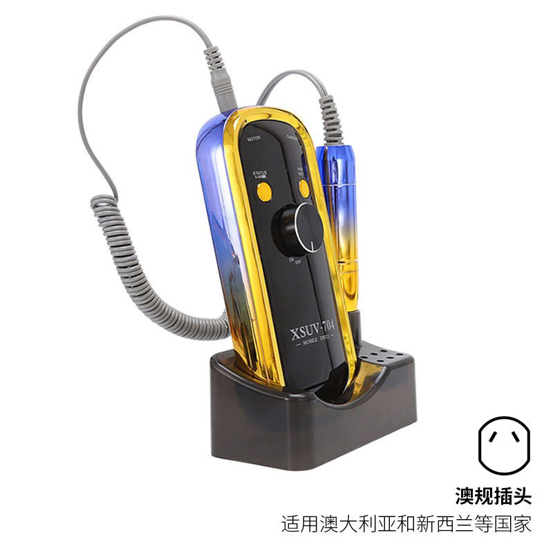 Polizador de uñas portátil transfronterizo 45000RPM Polizador de pulido multifuncional de almacenamiento de energía especial para la tienda de uñas