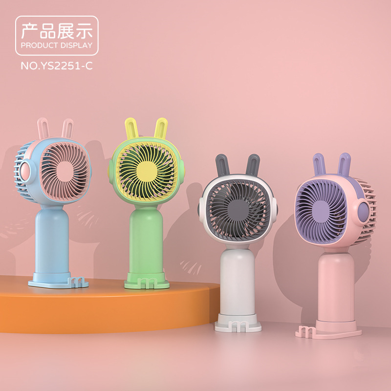 東南アジアの対外貿易の越境の小さい扇風機のミニはusbの充電のアイデアのlogo学生を持って扇風機を持ちます。|undefined