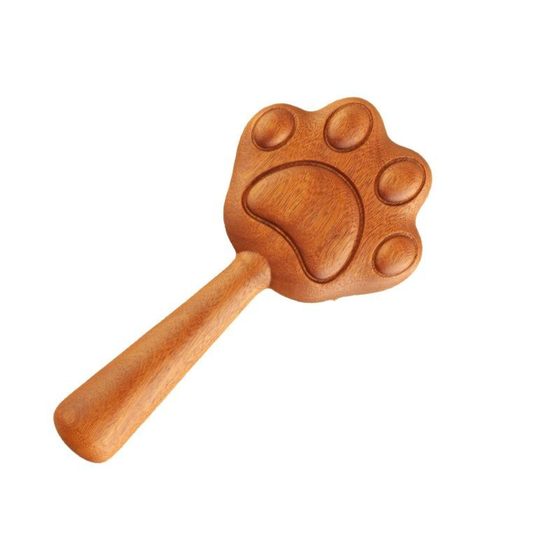 Nanzhu cartoon carved sandalwood airbag massage comb head meridian comb along the hair wooden comb high elastic air cushion comb