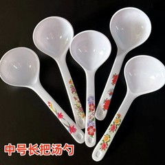 009中号長はプラスチックスプーン家庭用レストランのスプーンを卸売りします。