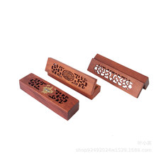 红木筷子盒带盖筷子笼花梨木筷子收纳盒雕刻餐具盒木质盒批发