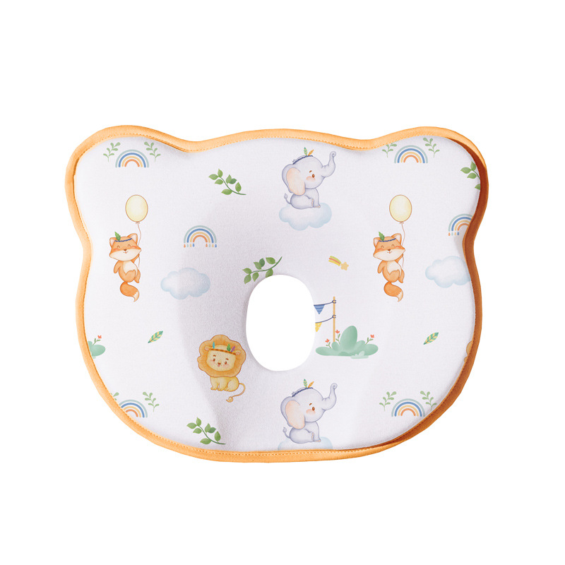 Almohada de silicona para bebés recién nacidos, corrección de cabeza, corrección de cabeza para bebés, migrañas, 0 a 6 meses, 13 almohadas al por mayor.