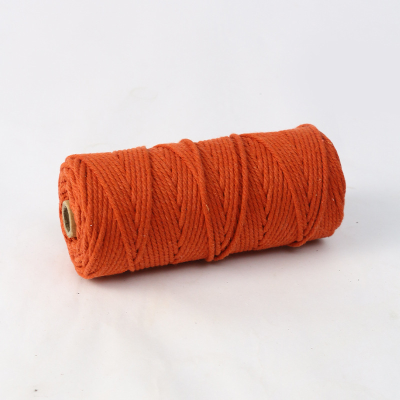 2mm3mm4mmマルチ仕様カラー手作りコットンロープ素材ボトル缶巻き手工芸品編みコットンロープ素材|undefined