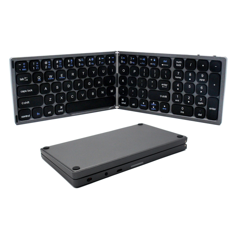 現物二つ折り無線bluetoothキーボード三系統携帯電話タッチパネルタブレットコンピュータ共通デジタルゾーン付き|undefined
