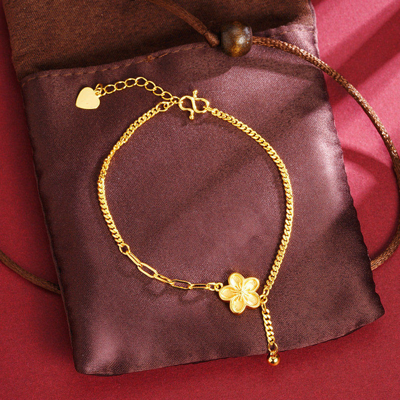 S3257 pulsera de flores pequeñas y simples