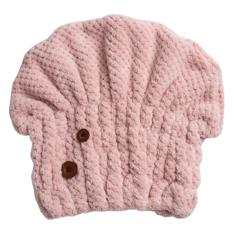 Pineapple Mushroom Dry Hair Cap Absorbent Wrapping Soft Long Hair Shower Cap Thickened Short Hair Quick Dry Hair Towel Customizable