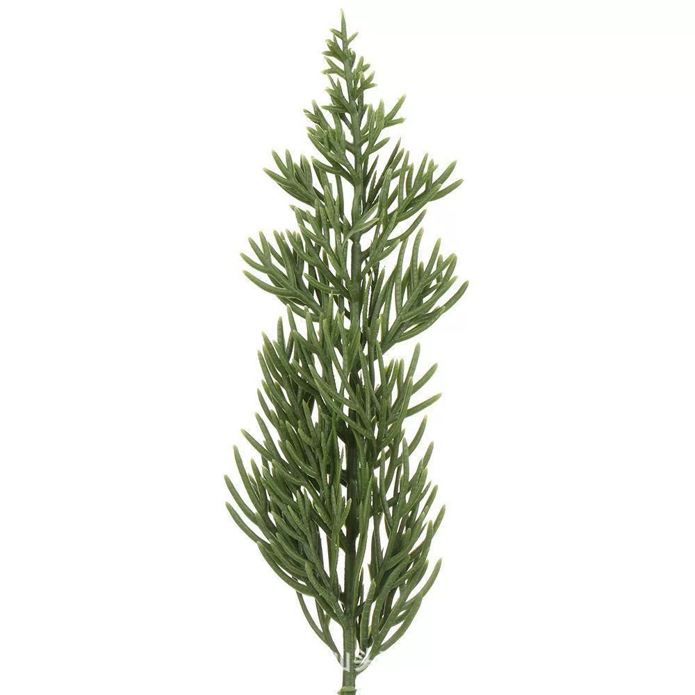 Cross-border simulated plastic pine needles Artificial PE pine cypress three-dimensional tower pine green plant decoration accessories Christmas tree pendant