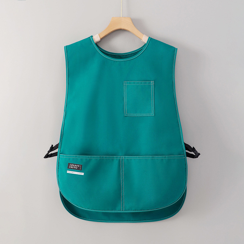 Chaleco delantal hombro red red cocina doméstica 2025 nuevo trabajo impermeable a prueba de aceite impresión de logotipo personalizado femenino