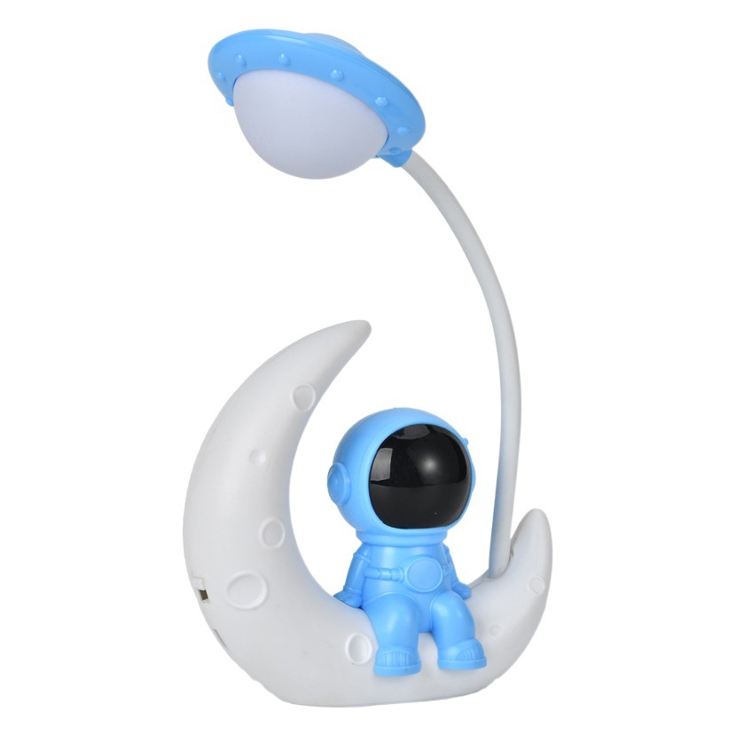 Lámpara de escritorio de carga de aprendizaje creativo, lámpara LED de dibujos animados para escritorio, luz de libro de lectura de aprendizaje, lámpara de escritorio, luz nocturna, venta al por mayor