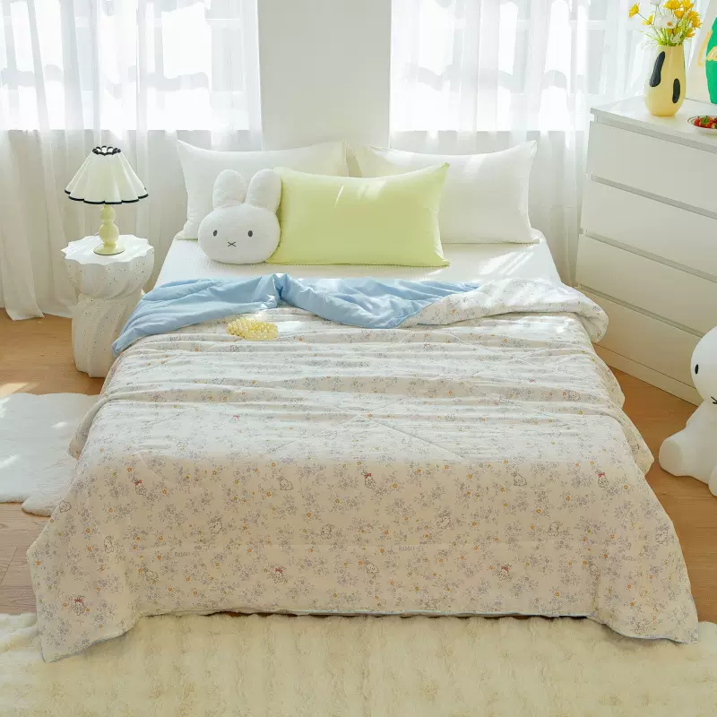 母婴级A类皱皱纱夏凉被 大豆纤维夏被亲肤空调被婴儿盖毯被子批发