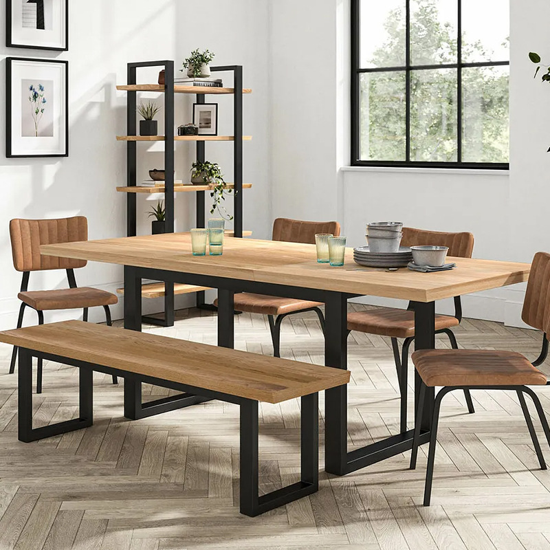 Mesa de comedor de madera amazon mesa de comedor de madera sólida lujosa alta sensación de mesa de comedor simple