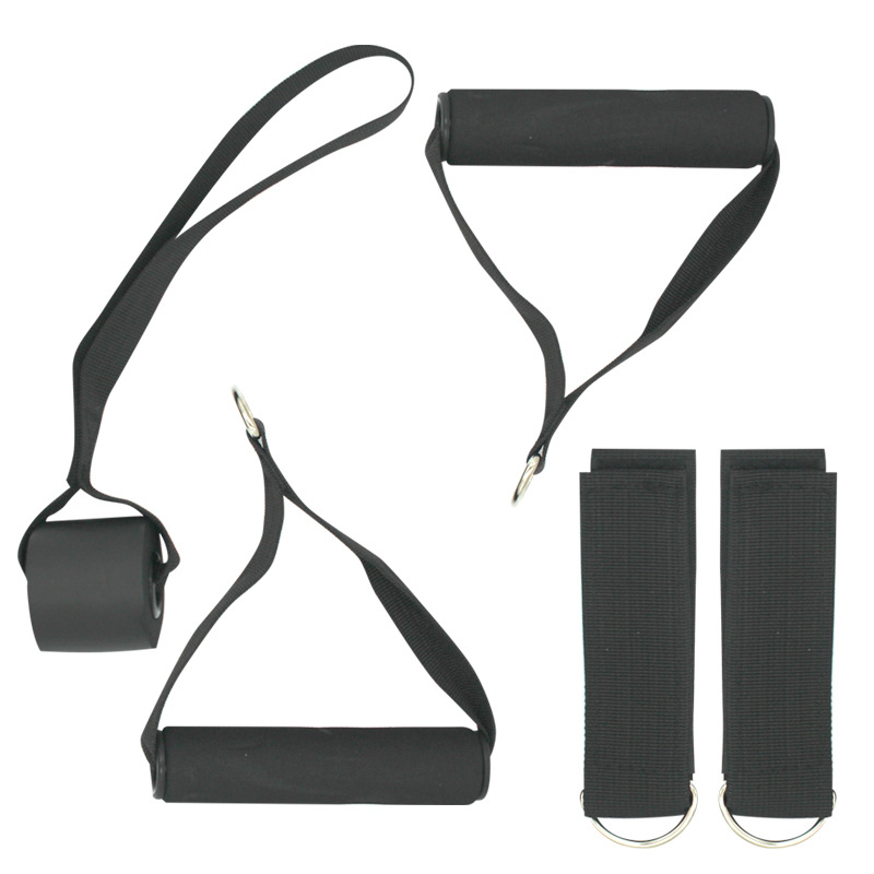 Banda de resistencia doméstica de cuerda de tracción de fitness de 11 piezas Dispositivo de tracción de entrenamiento de combinación muscular TPE de 100 libras entrega de una sola pieza