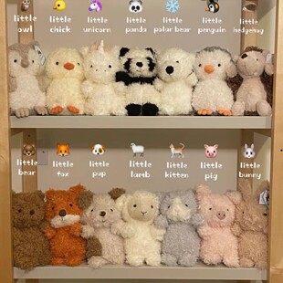 Ӣ��jellycat Little��ëС���﹫����żë�q��߃�ͯץ�C���޻�