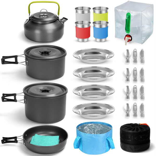 Outdoor supplies Camping cooker cooker set Wild picnic barbecue…