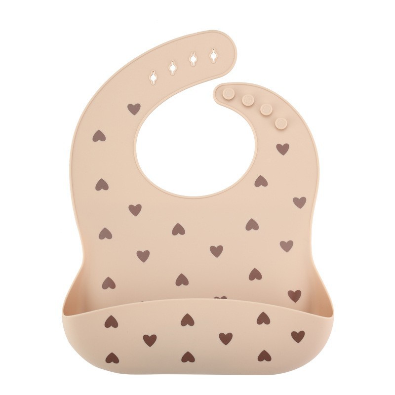 Babero de Silicona para Bebé de Silicona Alimentaria, Impermeable, Resistente a Manchas, para Alimentación Infantil