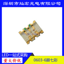 ָʾ��0603�NƬLED�߲�6�_�l����O�ܳ����� 1616RGBȫ�� SMD����