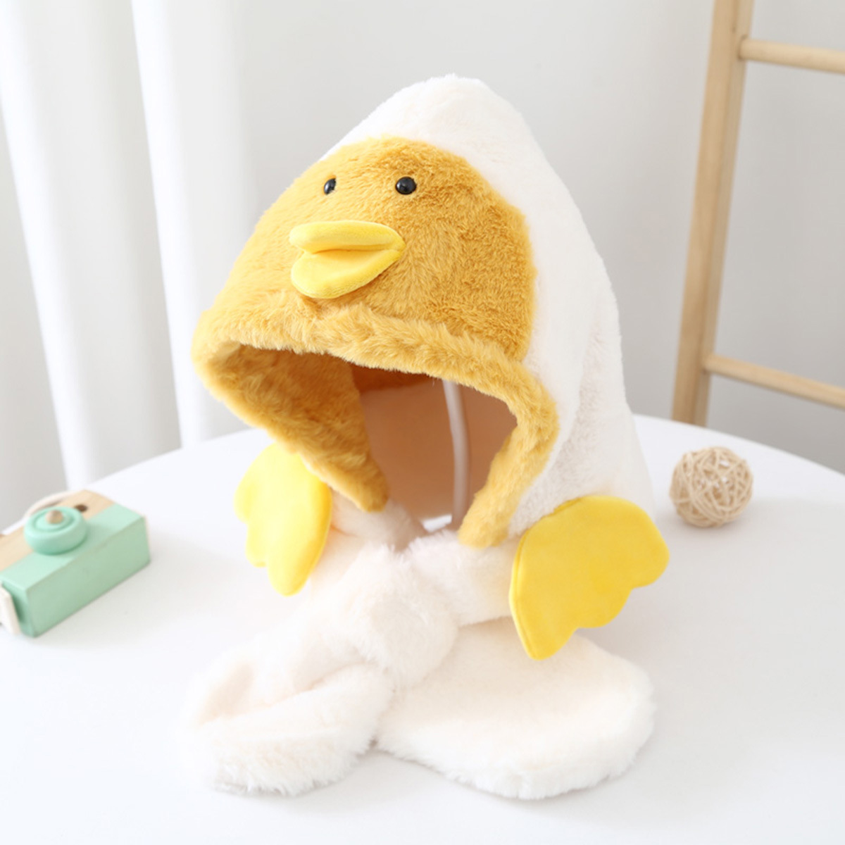 Autumn And Winter Cute Duck Plush Hat Warmth Fashion Trend Cold-proof Ear Protection Children's Hat display picture 8