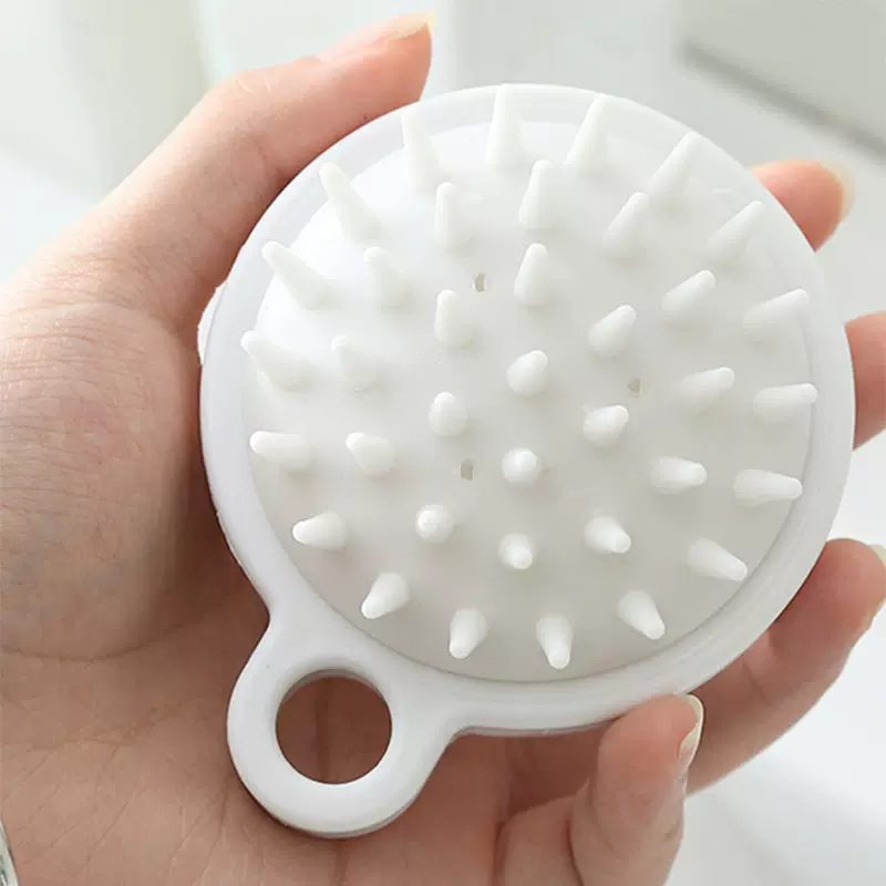 硅胶洗头刷 家用按摩洗发梳 头部柔软梳子日式浴室沐浴洗发气囊梳